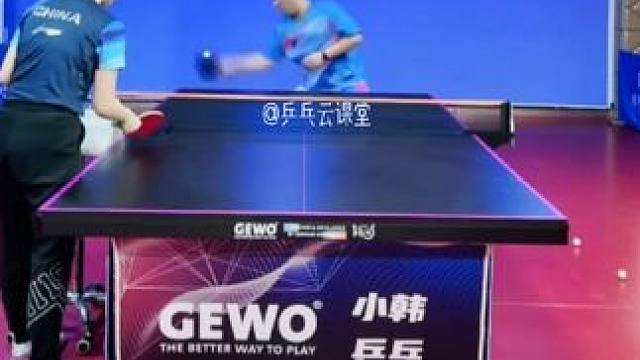 正手拉下旋 小韩老师乒乓课堂