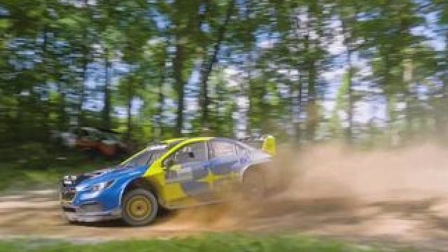 WRC（世界汽车拉力锦标赛）曾经也是WRC史上的王者，赛场上的一抹蓝 斯巴鲁 。#wrc #wrc拉