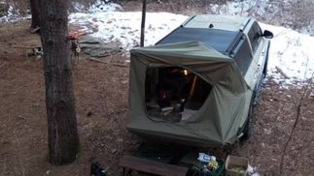 车斗里的露营#露营报告 #野营 #户外