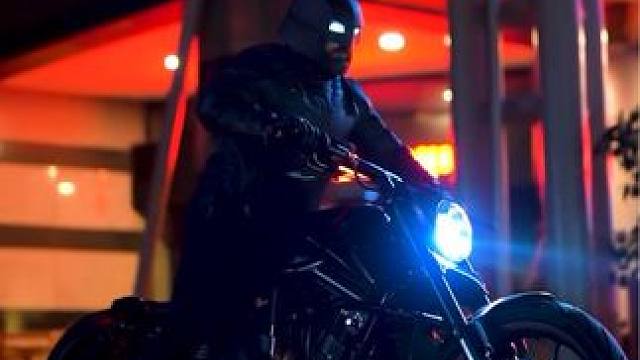 Batman #复古机车 #哈雷夜路德 #蝙蝠侠 #机车