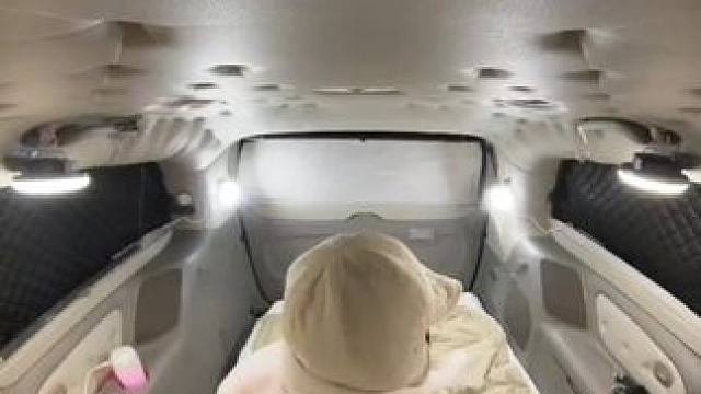 零下十四度露营#露营报告 #车中泊