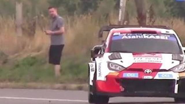 赛前热身暖胎工作#wrc拉力赛