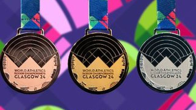 格拉斯哥室内世锦赛的奖牌#田径#世锦赛#莱尔斯