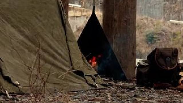 露营吹火#露营报告 #让生活慢下来