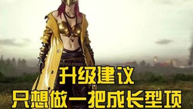 PUBG新春2024生存通行证升级建议项。 上个视频卡了重发，如果你只想做一把成长型武器，只需普通版
