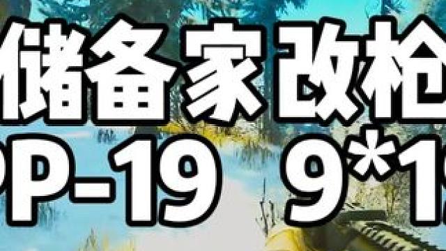 #逃离塔科夫  储备站改枪PP19