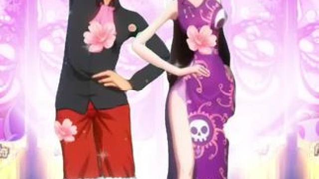 航海王热血航线：四皇大妈和四档路飞上线啦#热血航线蛇人路飞登场 #有种成长叫路飞 #航海王热血航线