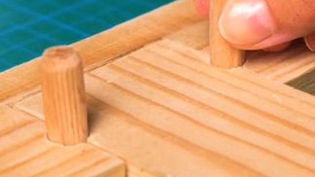 有趣的榫卯结构工艺#手工 #手作木艺