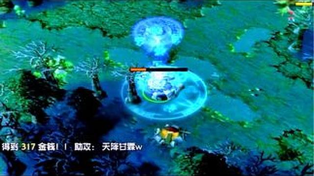 dota搞笑 老版本屠夫本身就血厚在加上会玩真是无敌了。#dota2 #dota #steam游戏 