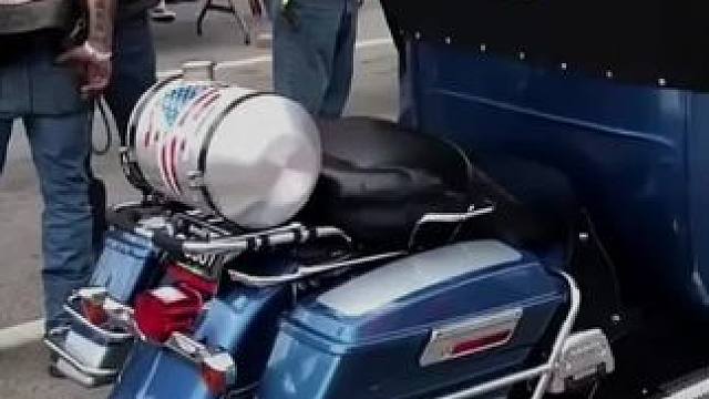 #哈雷倒三轮 #合法改装 #老头乐