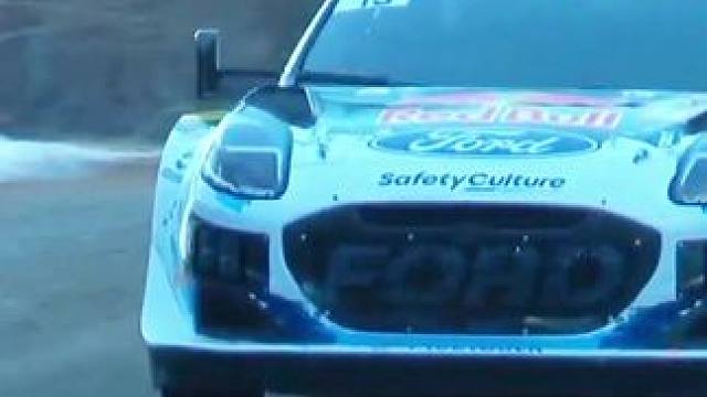 面对这种高难度的冰面弯道，再厉害的车手也束手无策#wrc拉力赛