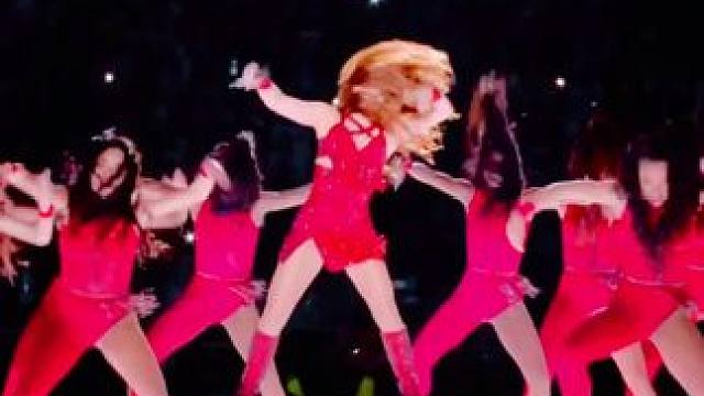 拉丁天后夏奇拉超级碗中场秀#nfl #超级碗