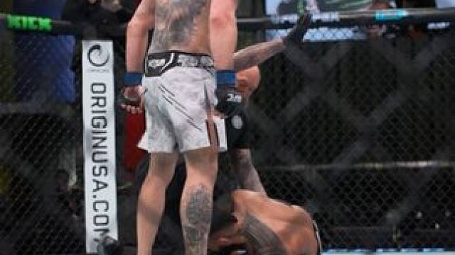 这是什么精准度？！博格丹-古斯科夫重拳七连击，拳拳命中！#UFC