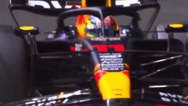 吉达滨海赛道的高速弯有多刺激！#f1 #赛车 #赛道 #佩雷兹#红牛