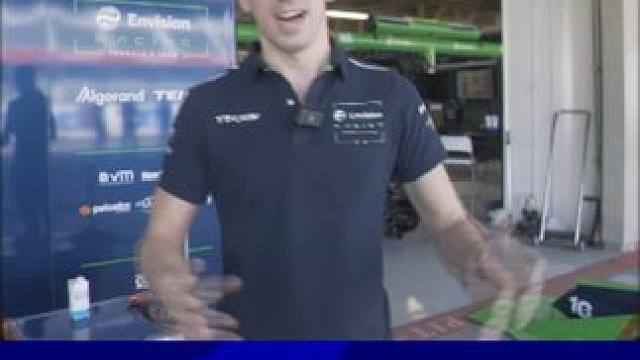 初二到！FE车手和领队们来花式送祝福了！#赛车 #FE电动方程式