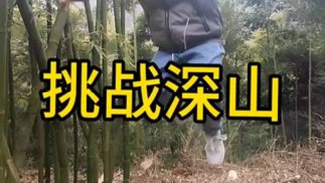 挑战在深山之中，寻找能吃的东西#户外 #挑战 #深山老林走起来 #创作者扶持计划 #真实户外