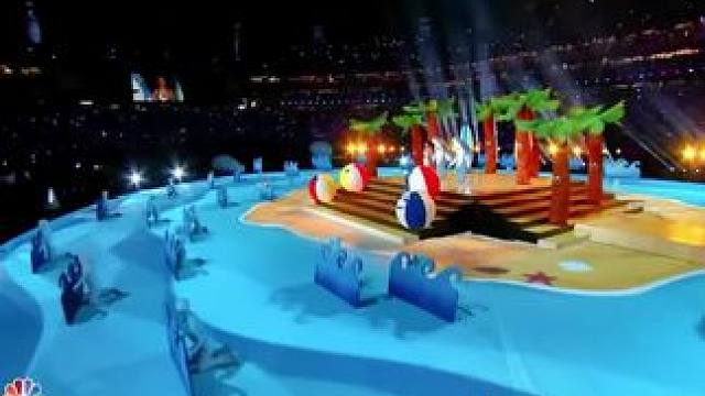 超级碗中场秀水果姐 #nfl #超级碗