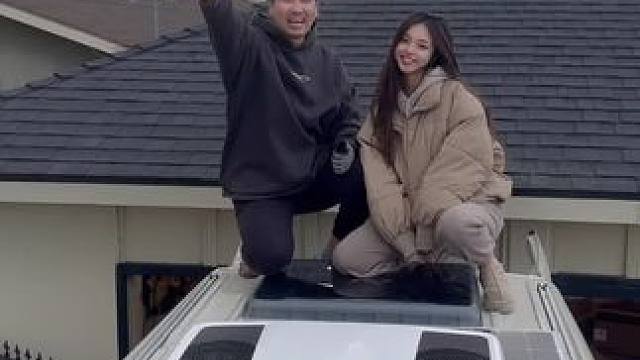 自改房车｜车顶还差个侧边儿遮阳和车头的大顶灯就全了！龙年大吉啊各位 #海外生活 #房车旅行 #sta