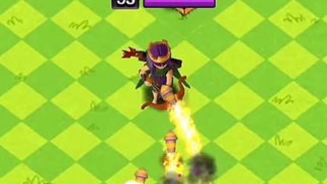 【部落冲突】烟花炮手威力测试！#部落冲突coc #部落冲突