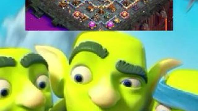 双毒回型阵 #飞艇超弓 #部落冲突