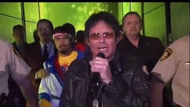 帕奎奥最振奋人心的一次出场，把原唱歌手都请来了！#kotv #拳击 #帕奎奥