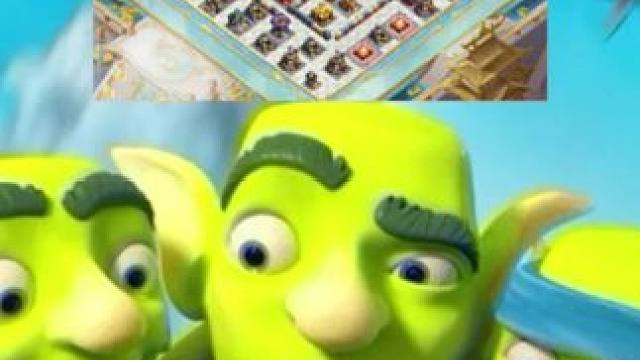 毒塔护本阵，盾王强大的收尾能力 #飞艇超弓 #部落冲突