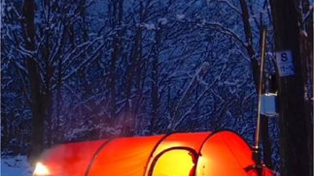 雪地露营#露营报告 #野营 #户外 #雪地露营报告