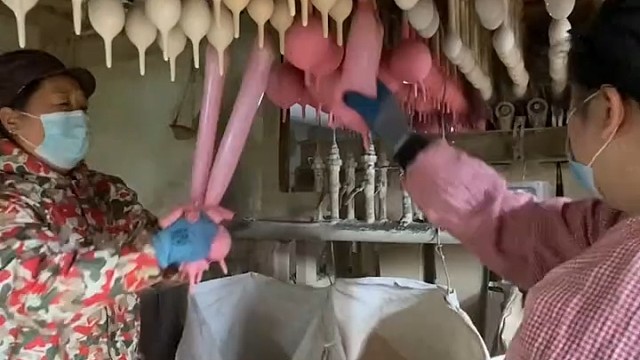 气球就是这样做的，头次见