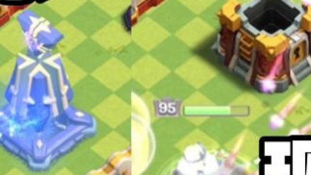 理想VS现实 寒冰箭实战真实效果！#部落冲突 