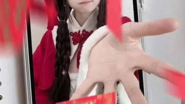 新年试试这样拍！
#p图 #甜妹 #二次元 #p图教程 #新年拍照