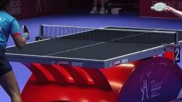 正播釜山团体！决胜盘王曼昱先发制人！顶住压力！ #国乒