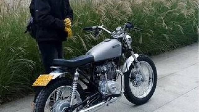 放着大排不骑，我咋就这么喜欢骑125呢 #复古机车 #cg125 #机车改装 #tracker