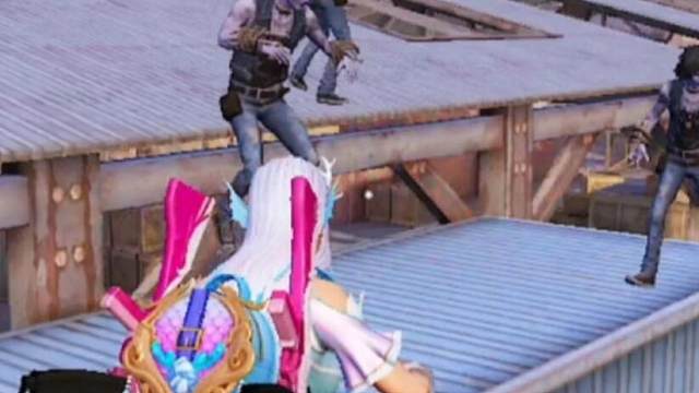 无意间发现了突变1.0珍贵录像，跑酷丝滑零失误！ #大吉大利和平年  #和平精英龙跃长城