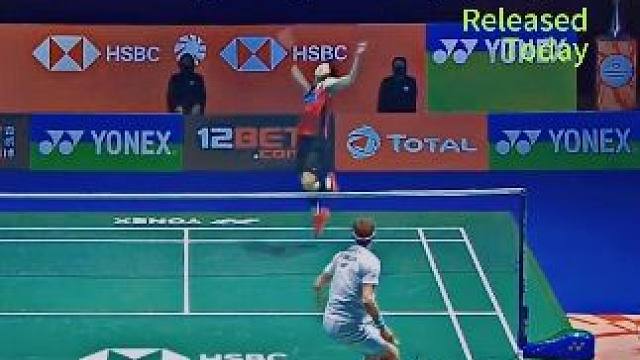 全英战神杀球卡点可视化 学做短视频的第三天，卡点可视化#羽毛球 #李梓嘉 #踩点