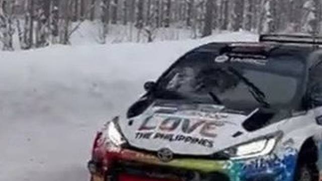 一个位置很好的弯道～2024WRC瑞典站 #赛车 #wrc拉力赛 汽车热雪赛场 #飞驰人生2 