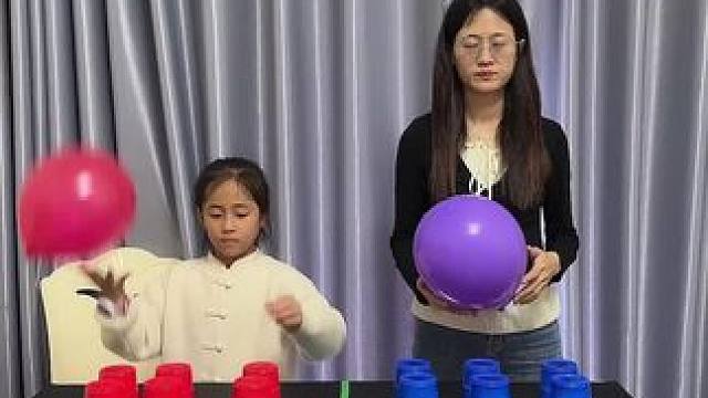 家庭亲子游戏：叠杯子#在家做游戏 #亲子互动 #趣味游戏 #桌面游戏 #让孩子远离手机