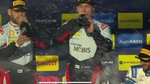 2024wrc瑞典站，圆满落幕，恭喜拉皮夺冠️！埃文斯获得亚军！福尔莫获得季军！现代车队获得队赛冠军