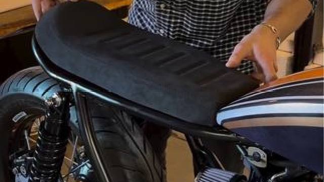 艺术品的诞生 #机车改装 #复古机车 #雅马哈xs650 #tracker