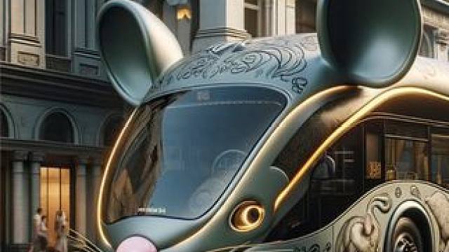 老鼠牌公交车来喽~你觉得哪个更好看？ #未来科技 #ai