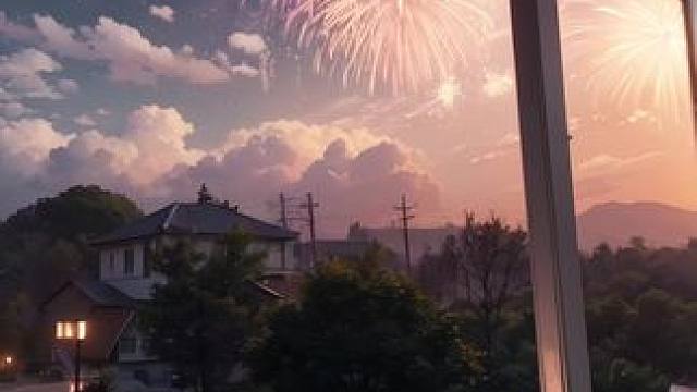 #人人都是ai艺术家 #落日余晖映晚霞一抹夕阳美如画 #家乡的天空