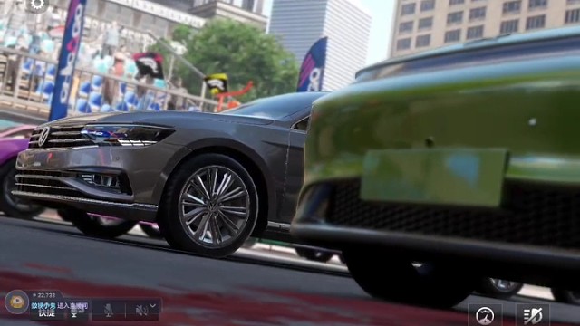 在车比赛，首秀