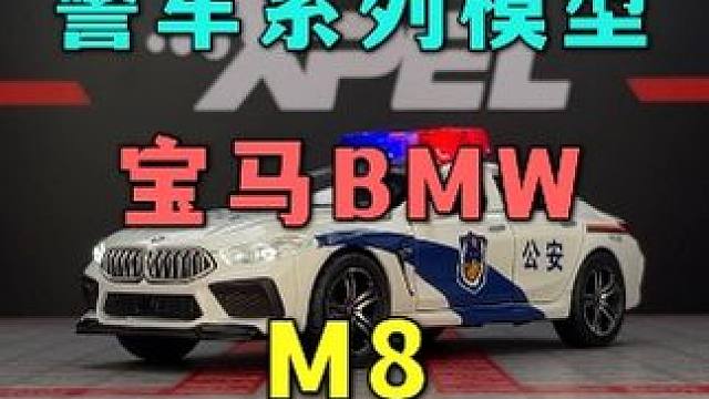 别的小朋友有的 我也有，而且我全都要-宝马M8 #汽车模型 #男孩玩具