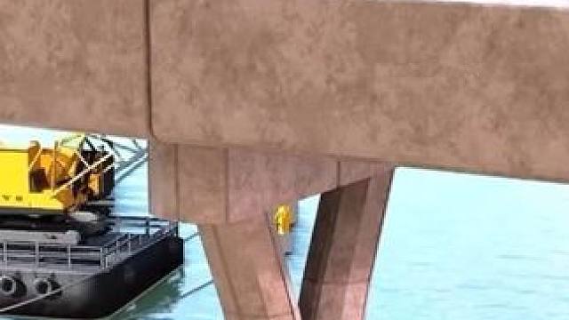水下桥墩的建造方法“围堰法“桥梁断裂的修复方法 #原理视界
