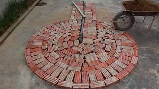 在院里垒个这样的鱼池，邻居看了都羡慕#手工 #小院改造 #diy #制作过程