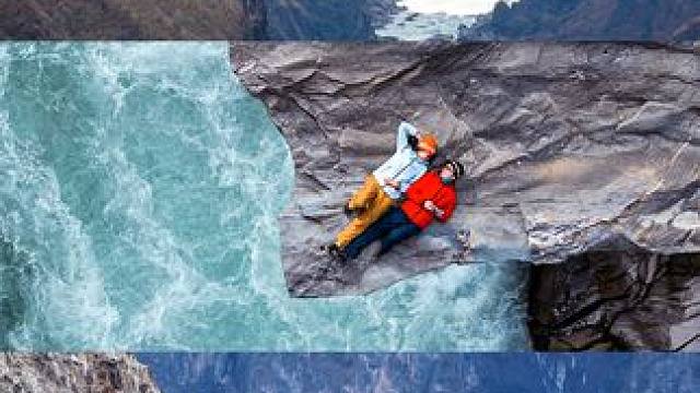 徒步虎跳峡，风景也太绝了！后悔没早点来... #徒步 #户外 #旅行推荐官 #旅行大玩家 #虎跳峡 