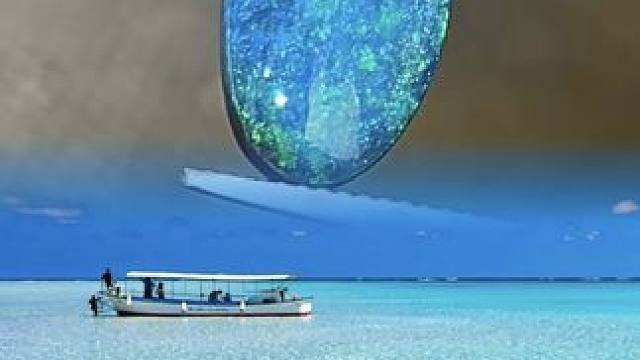 欧泊爱好者狂喜5.73ct澳大利亚黑欧泊 
来自澳大利亚闪电岭黑欧泊，是欧泊中的王者，马尔代尔的海都