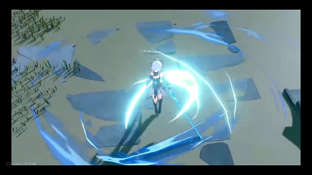 掌中之剑，与天地相较不过一根针的大小，如何能够斩开星星？   ——镜流