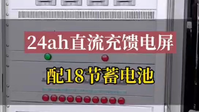 24ah直流充馈电屏带10路输出 安装18节蓄电池#直流充馈电屏 #直流屏电源 #直流屏厂家 #直流
