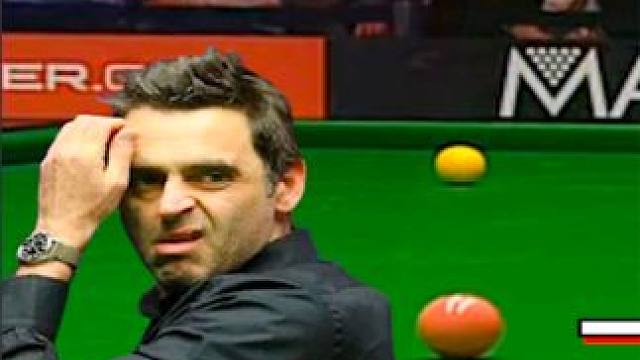 奥沙利文秀逆天解球，塞尔比超分球失误不断，赛夫人气的咬牙切齿 #台球  #奥沙利文  #塞尔比  #