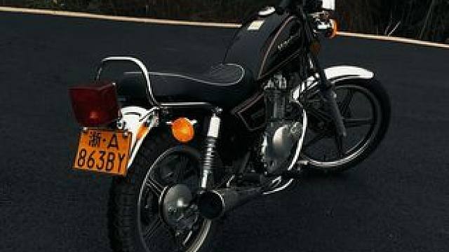 眼泪不想道别，就悄然离开。你不用认真的说…#摩托车 #gn125